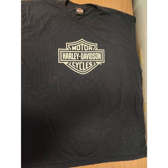 Harley-Davidson Mens black 3x tshirt with Harley-Davidson logo on the front - Picture 2 of 5